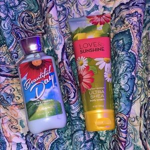 Bath & Body works lotions